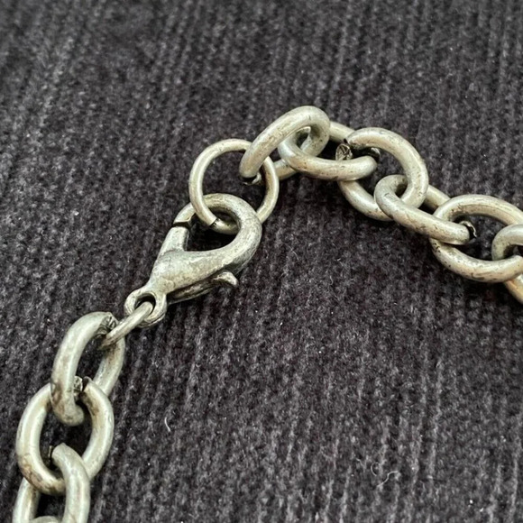 Charm Bracelet with British Empire  Coins and Art Glass Murano Beads - Picture 6 of 10